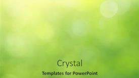  Presentation with nature design - PPT theme enhanced with green-bokeh-nature-background-elemnt background and a yellow colored foreground