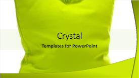  Presentation with bright white - Cool new theme with green bright pillow isolated backdrop and a gold colored foreground