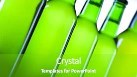  Presentation with beer bottle - Amazing presentation having green brown bottle of beer backdrop and a shamrock green colored foreground