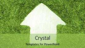  Presentation with green building - PPT theme enhanced with green building background and a  colored foreground