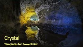  Presentation with green los angeles - Presentation theme consisting of crystal palace - cueva de los verdes green background and a wine colored foreground