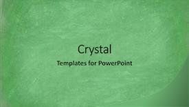  Presentation with green chalkboard - Cool new PPT theme with green chalkboard blackboard texture background backdrop and a seafoam green colored foreground