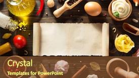  Presentation with green paper texture - Theme enhanced with green chili paper - spice and herb on wooden background and a tawny brown colored foreground