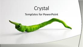  Presentation with white green - Colorful PPT layouts enhanced with green chili with long wicked backdrop and a white colored foreground