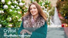  Presentation with wind energy close up portrait - Slide set enhanced with green coat with a fur background and a ocean colored foreground