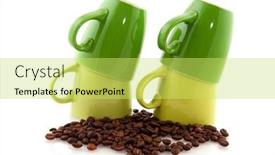  Presentation with green coffee beans - 