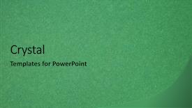  Presentation with green watercolor paper texture - Theme enhanced with green colored construction paper close background and a ocean colored foreground