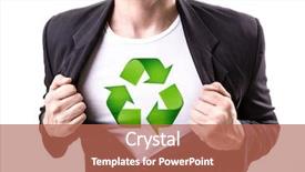  Presentation with stretching - Audience pleasing presentation consisting of green community - businessman stretching suit with sustainable backdrop and a coral colored foreground