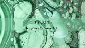  Presentation with ore - Amazing slides having green copper ore texture macro backdrop and a seafoam green colored foreground