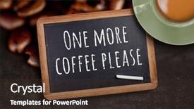  Presentation with green coffee - Amazing presentation having green cup of coffee against chalkboard with piece of chalk backdrop and a tawny brown colored foreground