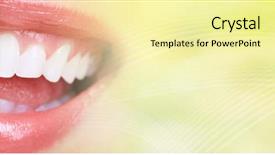  Presentation with beautiful black women smiling - Amazing presentation having green dentistry - beautiful woman smile backdrop and a  colored foreground