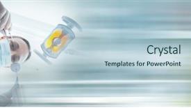  Presentation with dentist - Cool new presentation with green dentistry - digital composite of low angle backdrop and a lemonade colored foreground