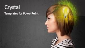  Presentation with green energy - Slide deck consisting of green eco energy with lightbulb background and a dark gray colored foreground