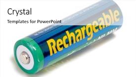  Presentation with battery - Audience pleasing presentation theme consisting of green electricity - rechargeable aa battery isolated backdrop and a  colored foreground