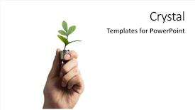  Presentation with green energy - Theme having green energy concept background and a white colored foreground