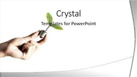  Presentation with green energy - Presentation consisting of green energy concept background and a white colored foreground