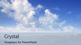  Presentation with green energy - Amazing PPT theme having green energy solar plates backdrop and a light blue colored foreground