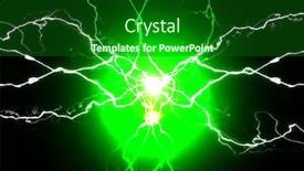  Presentation with fusion - Cool new slides with green-energy-with-electrical-electricy backdrop and a forest green colored foreground