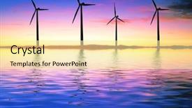  Presentation with green energy - Audience pleasing presentation consisting of green energy backdrop and a blonde colored foreground