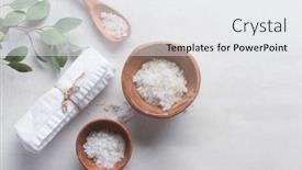  Presentation with eucalyptus - Presentation enhanced with green-eucalyptus-and-leaves background and a white colored foreground