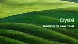  Presentation with tuscany - Colorful theme enhanced with tuscany region of italy backdrop and a forest green colored foreground