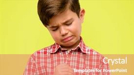  Presentation with child depressed - Amazing presentation having green eyes crying depressed full backdrop and a coral colored foreground