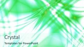  Presentation with fantasy - Presentation theme featuring green fantasy background background and a cool aqua colored foreground