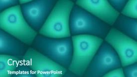  Presentation with mosaic - Beautiful PPT theme featuring green fantasy mosaic backdrop and a ocean colored foreground