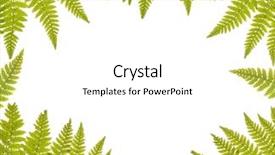  Presentation with fern - Presentation theme consisting of close view on the steel reinforcing bars background and a gold colored foreground