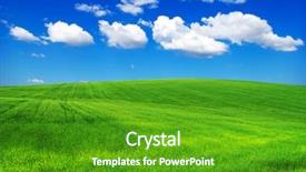  Presentation with blue green - Audience pleasing slides consisting of delivery man and 3d truck backdrop and a white colored foreground