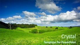  Presentation with australia rural - Amazing presentation theme having green field in rural australia backdrop and a tawny brown colored foreground