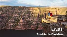  Presentation with recreation - Slide set having green flame - flaming gorge recreation area background and a  colored foreground