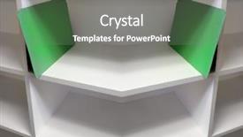  Presentation with green office - Audience pleasing PPT layouts consisting of green folder files in office backdrop and a  colored foreground