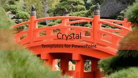  Presentation with hong kong china - Slides enhanced with green garden in hong kong background and a  colored foreground