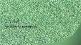  Presentation with green glitter - Amazing theme having green glitter background backdrop and a seafoam green colored foreground