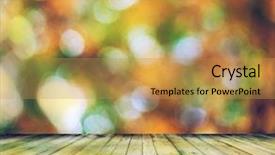  Presentation with gold bokeh - PPT layouts with green gold - bright background autumn bokeh background and a gold colored foreground