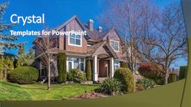  Presentation with lead - Amazing slide set having green grass and walkway lead backdrop and a  colored foreground