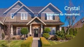  Presentation with green luxury fashion - Presentation design consisting of green grass and walkway lead background and a  colored foreground