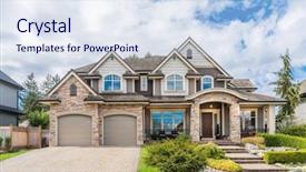  Presentation with lead - Slide deck enhanced with green grass and walkway lead background and a sky blue colored foreground