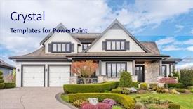  Presentation with beautiful green - Cool new presentation design with green grass and walkway lead backdrop and a  colored foreground