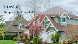  Presentation with lead - Presentation theme enhanced with green grass and walkway lead background and a  colored foreground