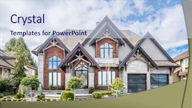  Presentation with beautiful green - Beautiful PPT theme featuring green grass and walkway lead backdrop and a sky blue colored foreground