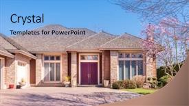  Presentation with beautiful green - Beautiful PPT layouts featuring green grass and walkway lead backdrop and a light blue colored foreground