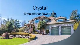  Presentation with beautiful green - Beautiful slide deck featuring green grass and walkway lead backdrop and a  colored foreground