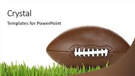  Presentation with green gram - Slide set enhanced with green grass isolated on white background and a white colored foreground