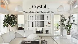  Presentation with white snow - Presentation theme having green gray - snow-white living room interior background and a light gray colored foreground