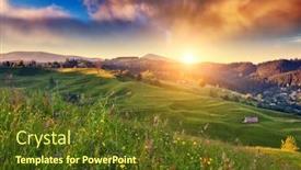  Presentation with green beauty - Amazing PPT layouts having green hills glowing by warm sunlight at twilight dramatic scene colorful sky red clouds carpathian ukraine europe beauty world backdrop and a tawny brown colored foreground