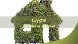  Presentation with moss - PPT layouts enhanced with  background and a  colored foreground