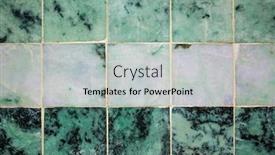  Presentation with jade green - Amazing slide set having green-jade-marble-stone-texture backdrop and a light gray colored foreground