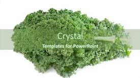  Presentation with green leaf - Slide deck enhanced with green-kale-leaf-isolated background and a tawny brown colored foreground